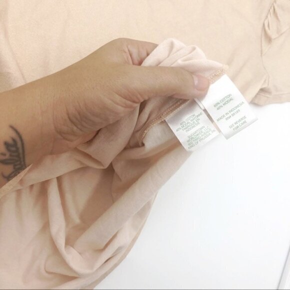 Lilly Pulitzer Gold Metallic Ruffled Samira Top - Picture 7 of 9